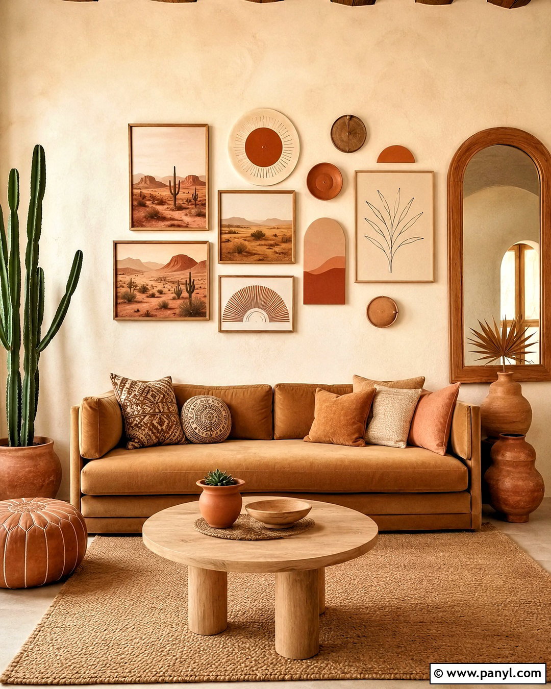 Desert Boho Wall - 20 boho wall design ideas