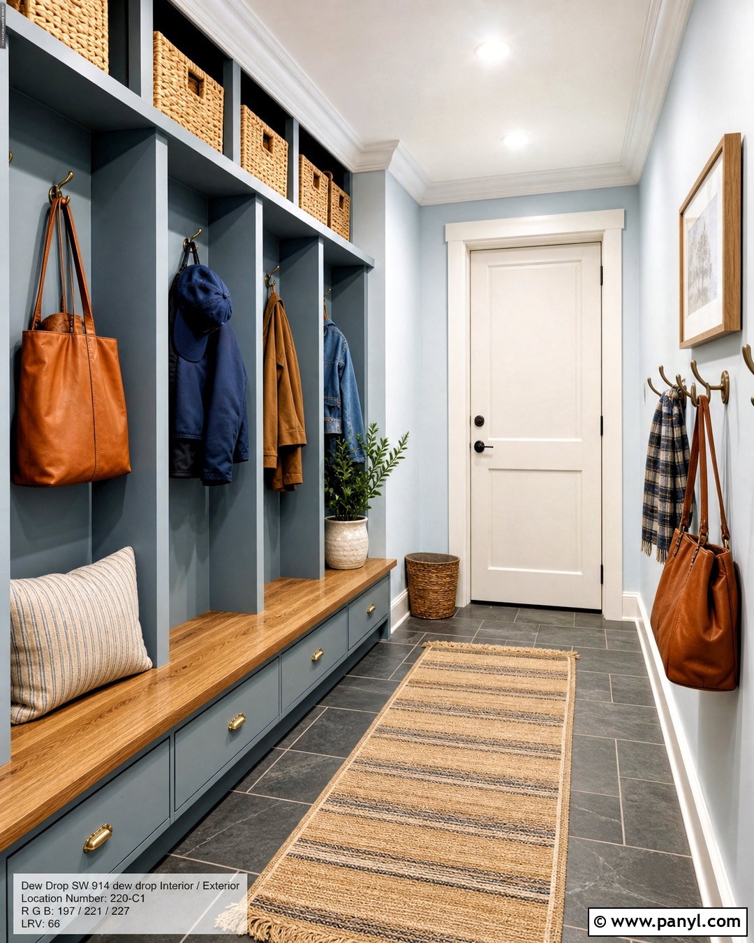 Dew Drop Light Blue Mudroom - 20 sherwin williams light blue ideas