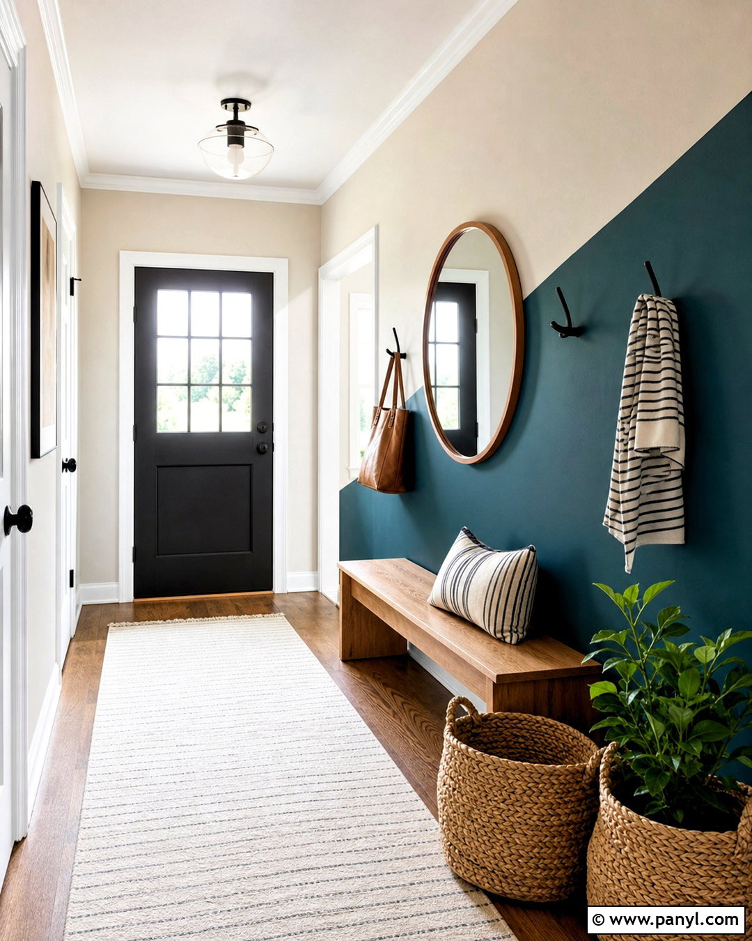 Diagonal Wall Painting - 20 fun wall painting ideas creative ideas