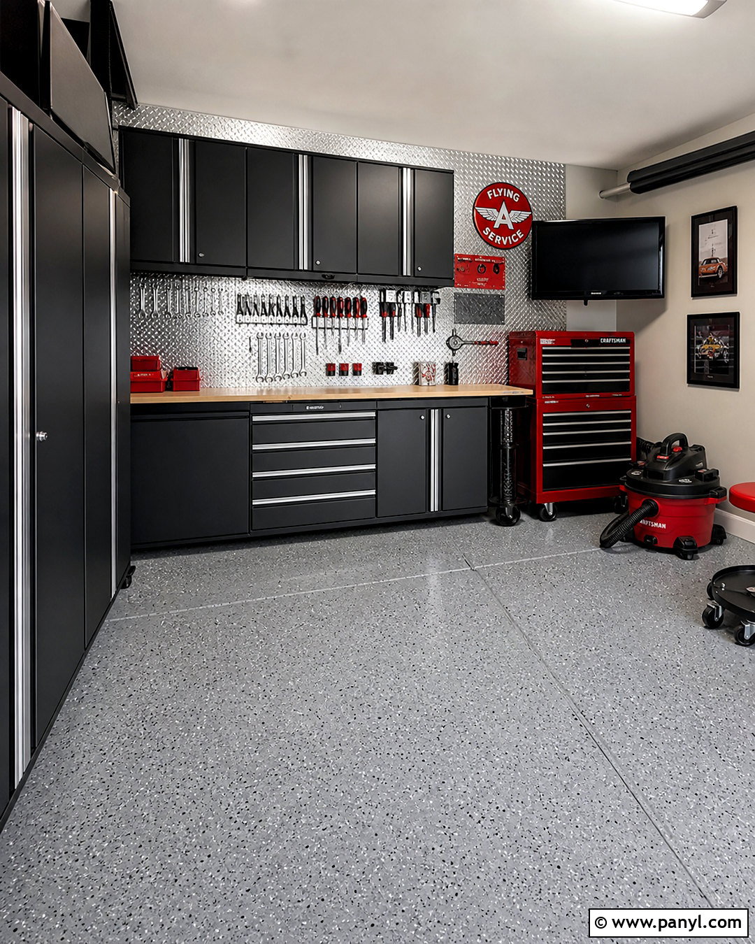 Diamond Plate Metal Accent Wall Garage - 20 metal accent wall ideas