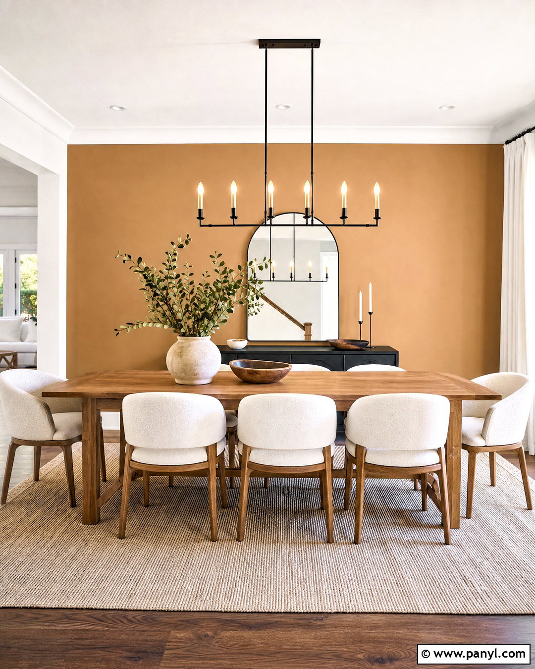 Dining Room Beige Accent Wall - 20 beige accent wall ideas