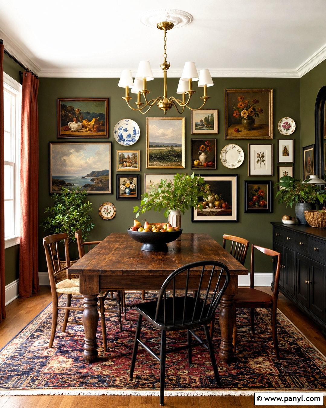 Dining Room Gallery Wall - 20 maximalist gallery wall ideas