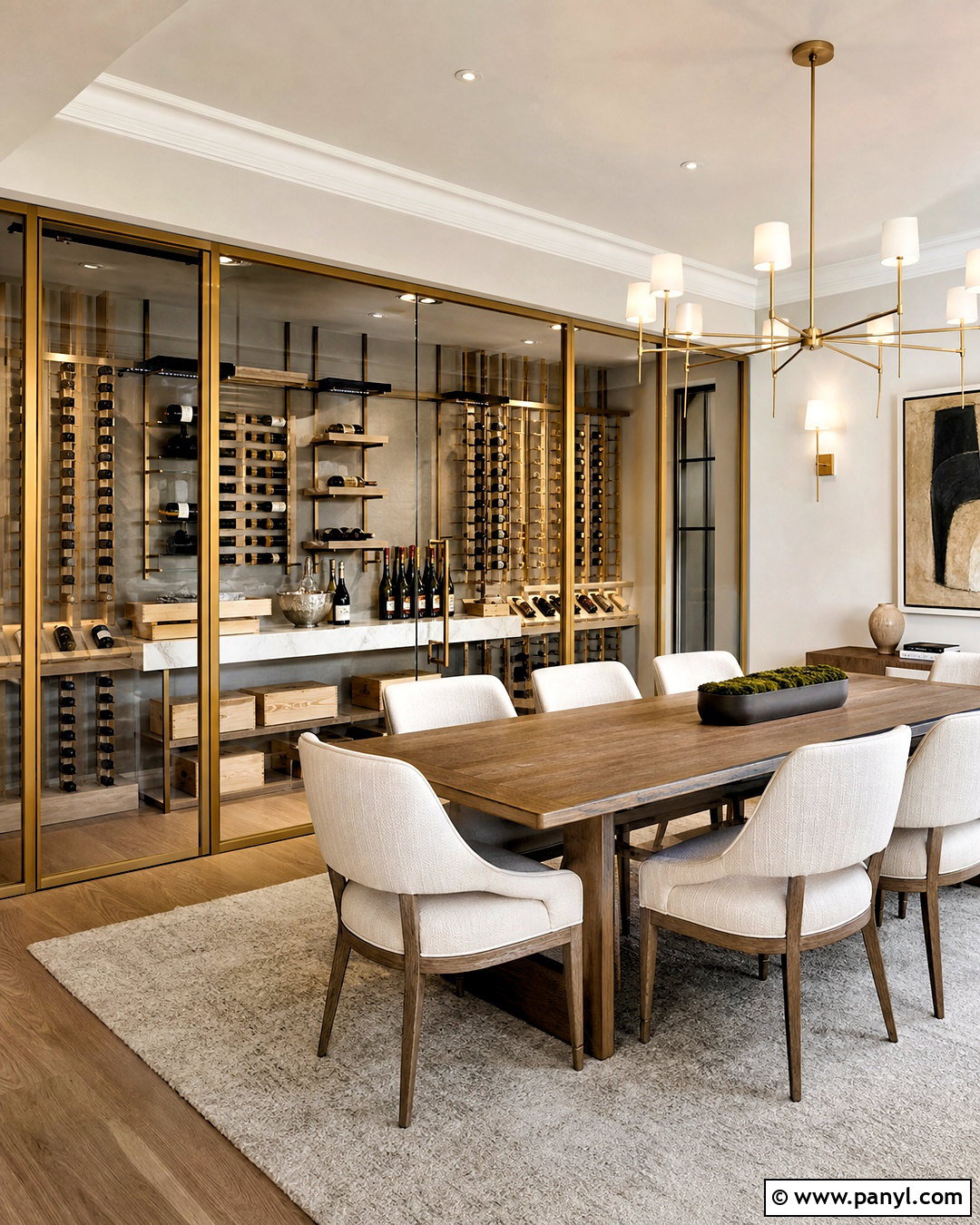 Dining Room Glass Wine Cellar Wall - 20 small glass wine cellar wall ideas