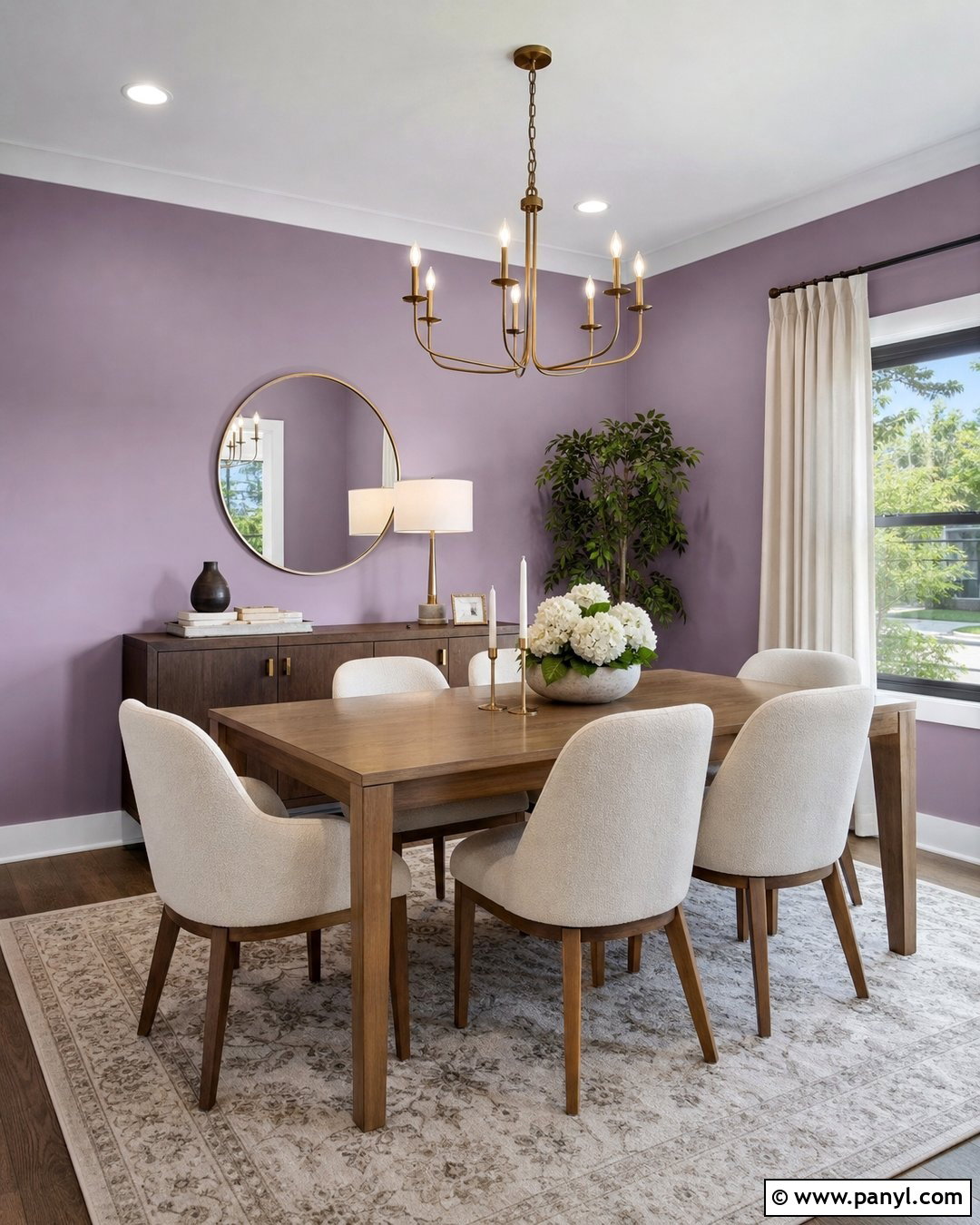 Dining Room Lavender Accent Wall - 30 Lavender Accent Wall Ideas