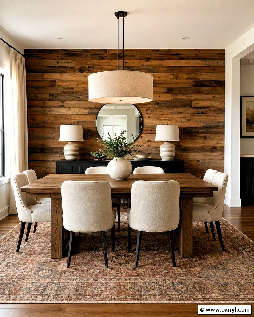 Dining Room Pallet Accent Wall - 20 pallet accent wall ideas