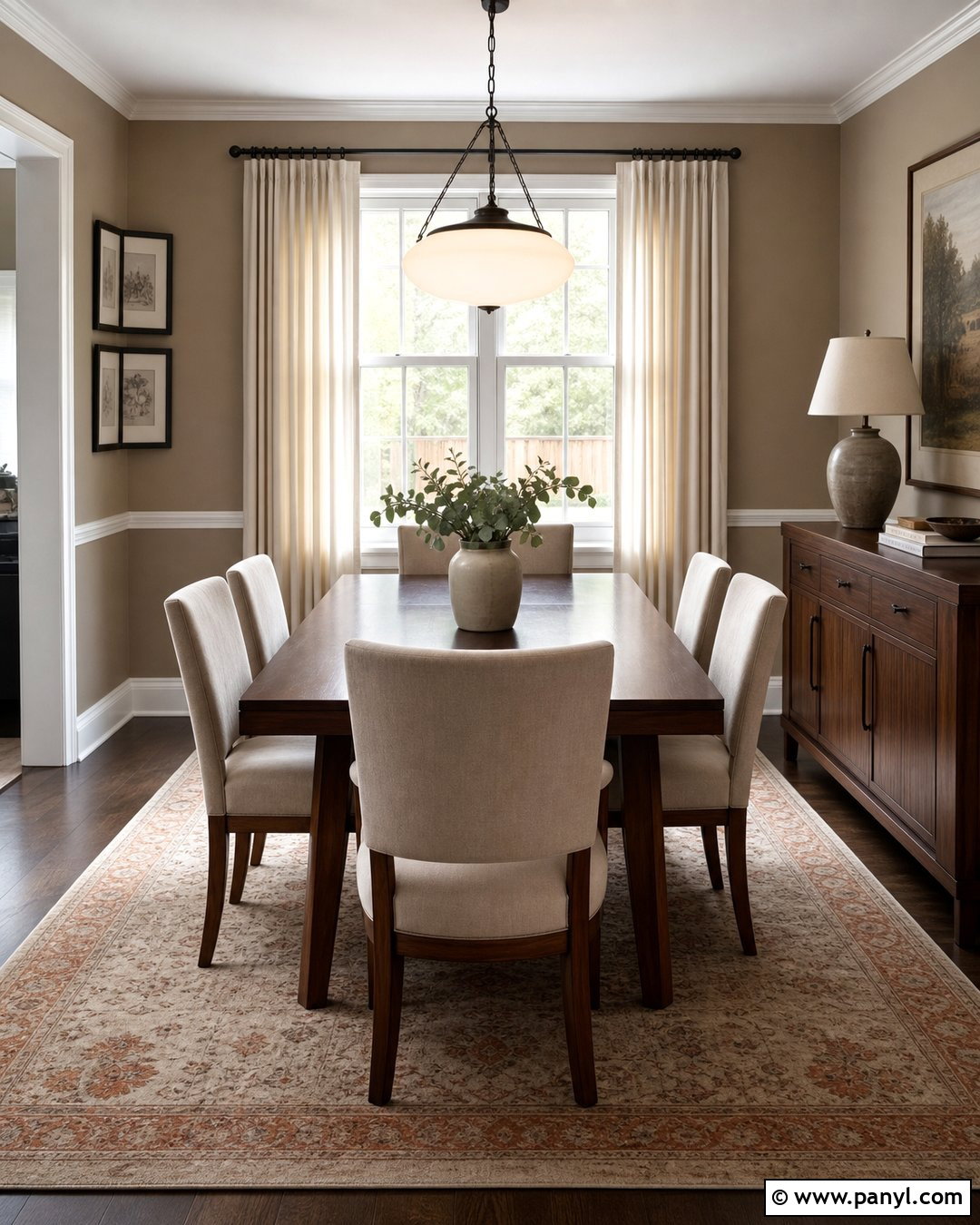 Dining Room With Light Brown Walls - 35 light brown walls