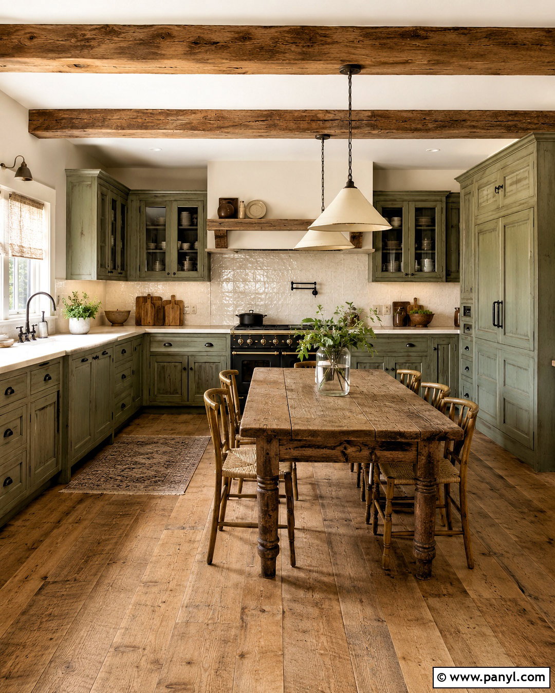 Distressed Wood Patina Kitchen - 20 patina texture ideas