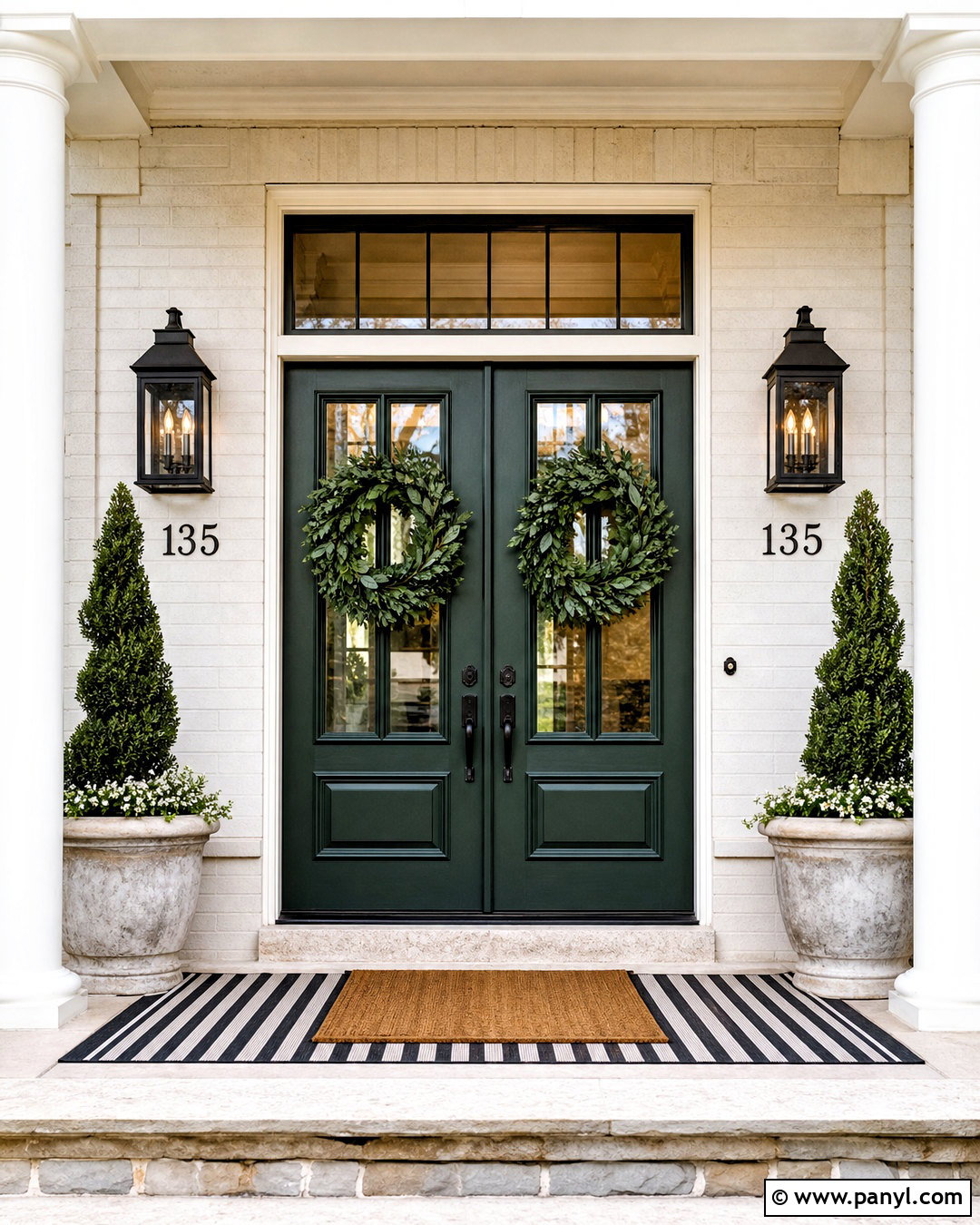 Double Front Door Decor - 20 front door decor ideas