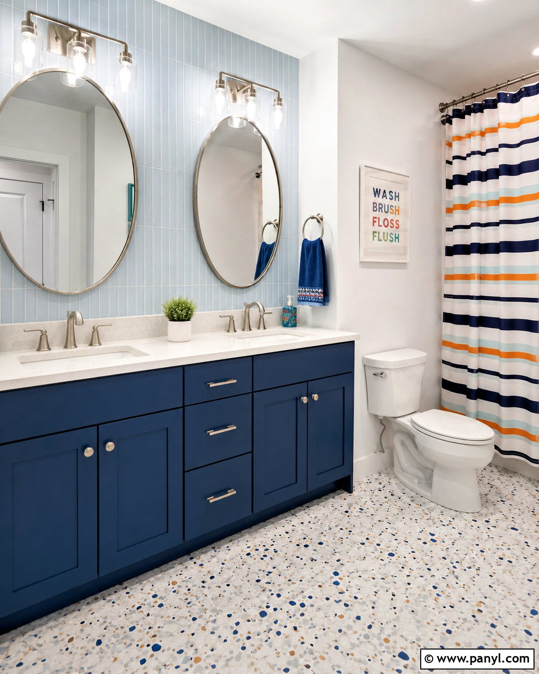 Double Vanity Kids Bathroom - 20 kids bathroom ideas
