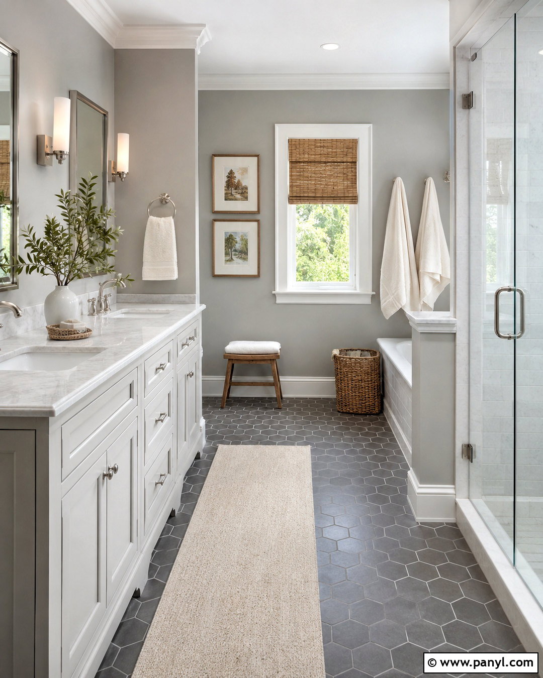Dove Gray Bathroom Walls - 20 paint colors for bathroom walls