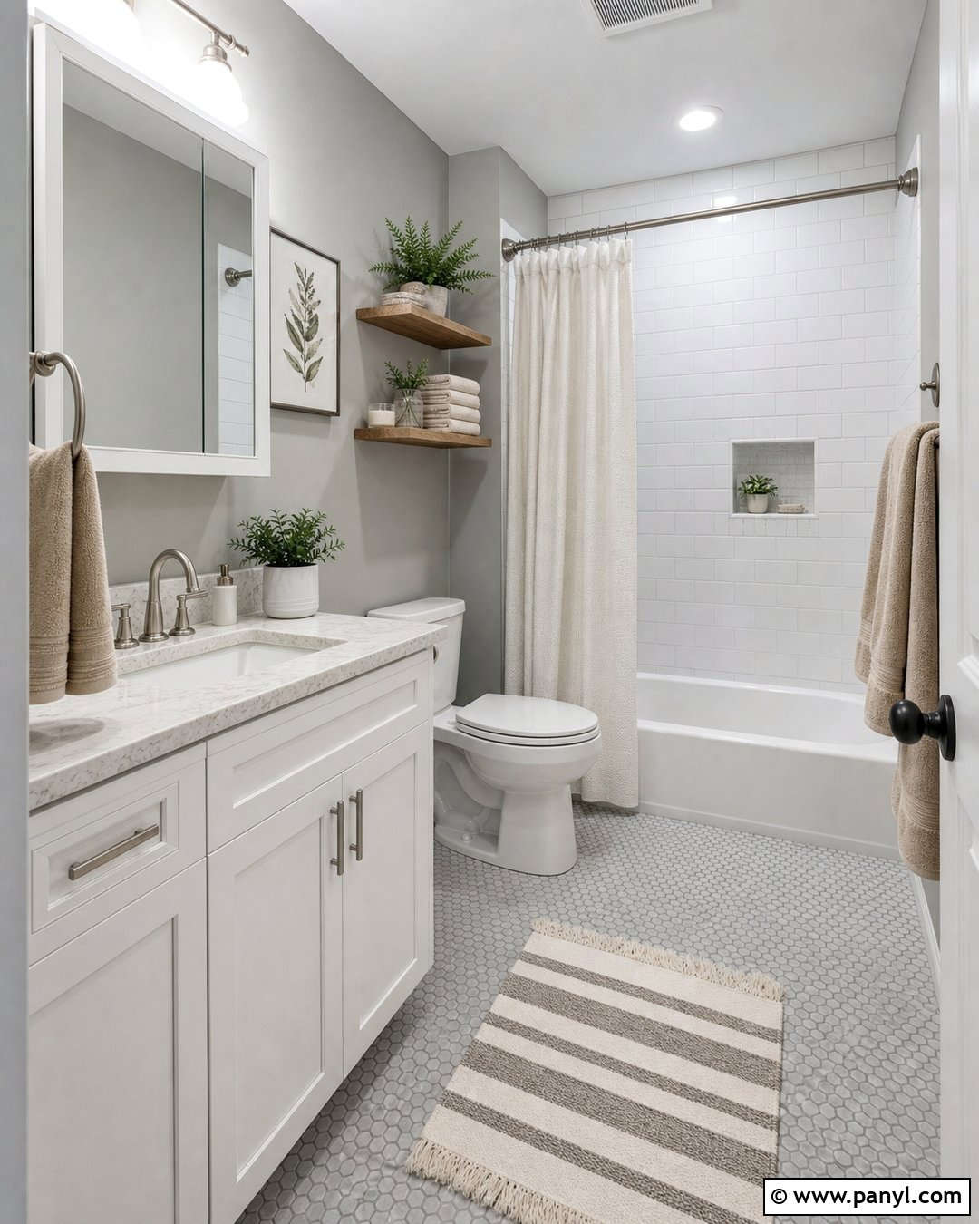 Dove Gray Bathroom Walls - 20 Gray Bathroom Wall Color Ideas