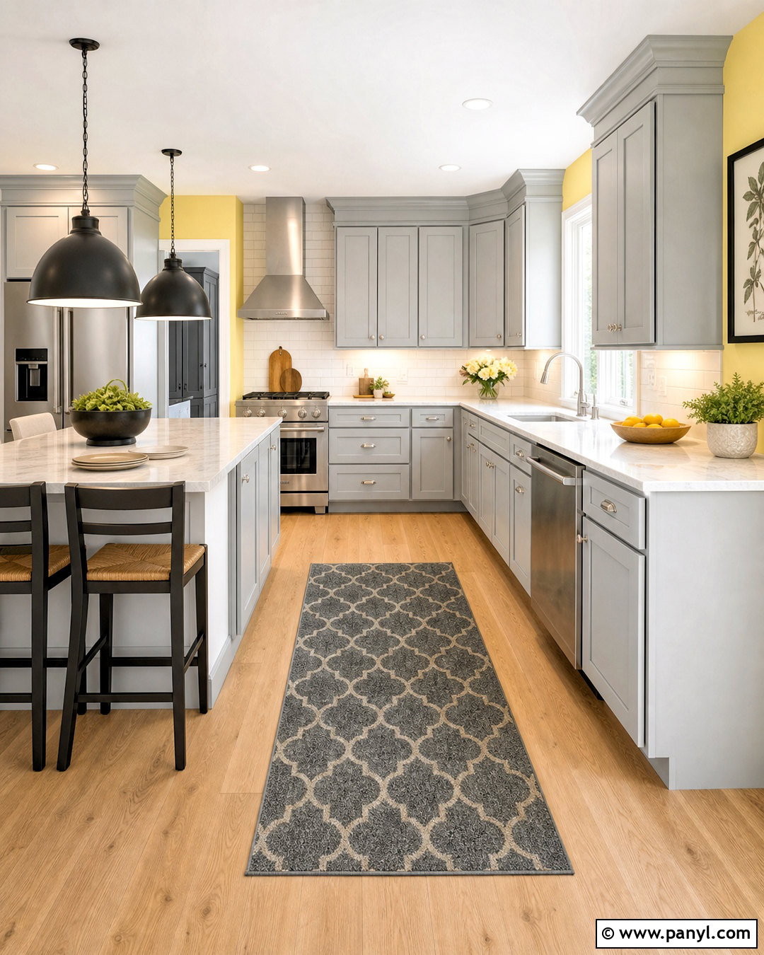 Dove Gray Cabinets With Yellow Walls - 20 what color cabinets go with yellow walls