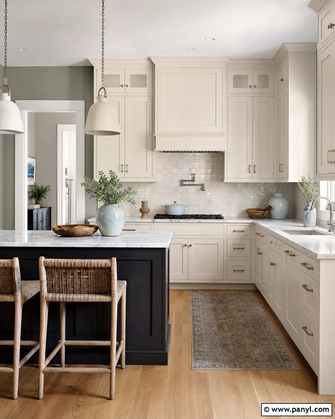 Dove Gray Kitchen Walls - 35 kitchen wall colors with cream cabinets