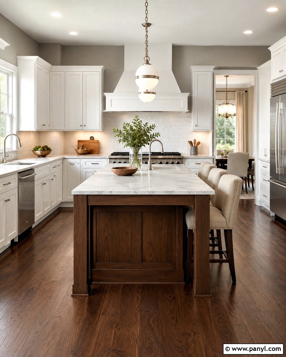 Dove Gray Kitchen Walls - 35 white kitchen cabinets wall color ideas