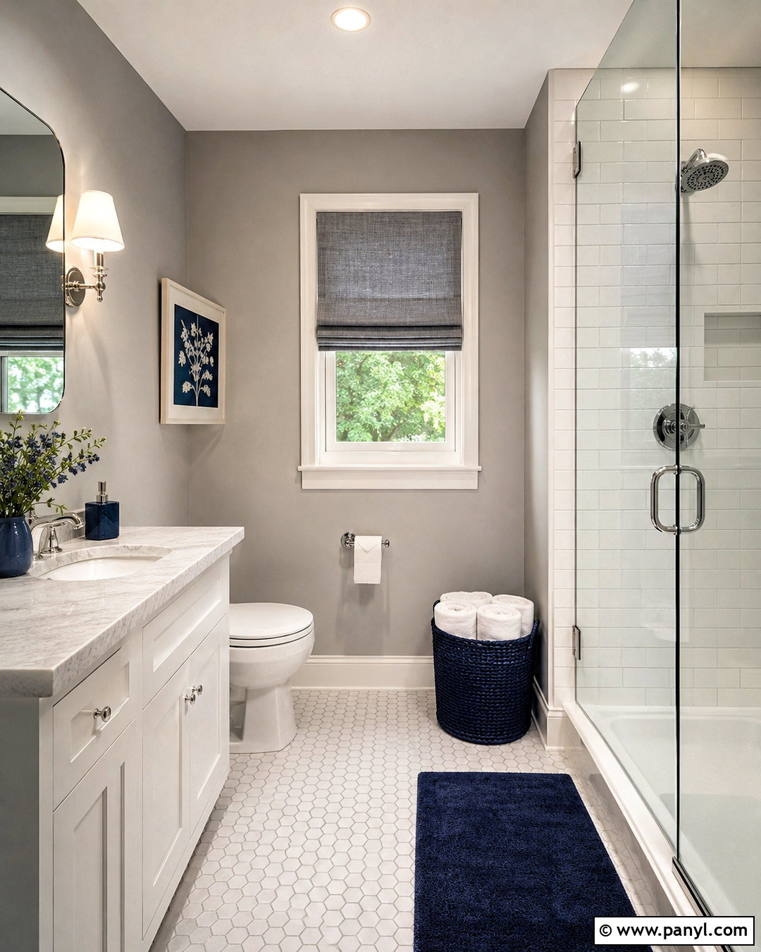 Dove Gray Small Bathroom Walls - 35 small bathroom wall colors