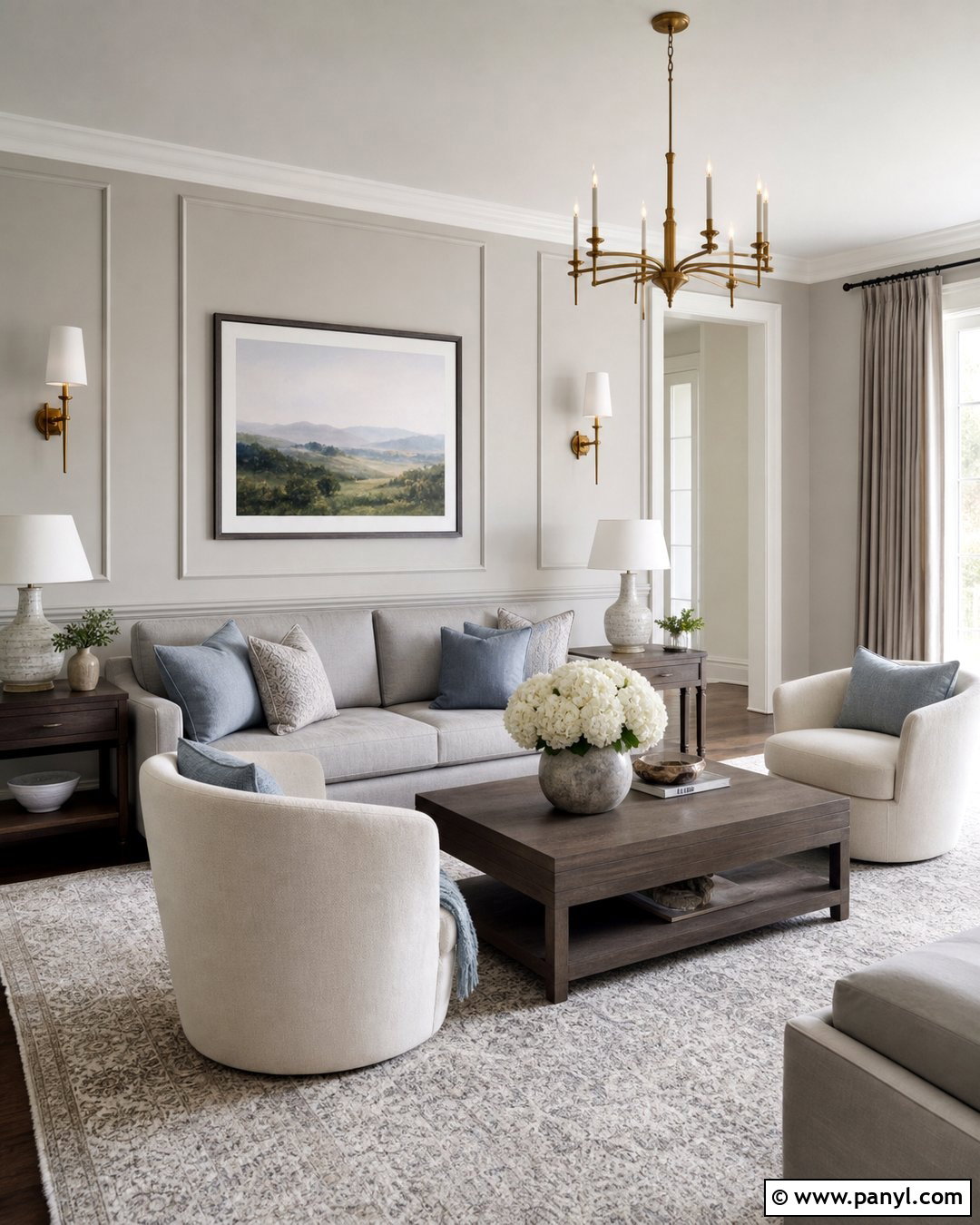 Dove Living Room - 20 Behr Wall Colors For Living Room Ideas