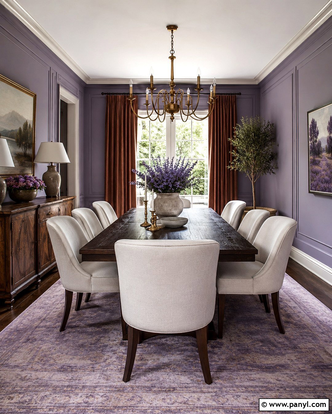 Dove Tale Lavender Dining Room - 20 Farrow And Ball Lavender Ideas