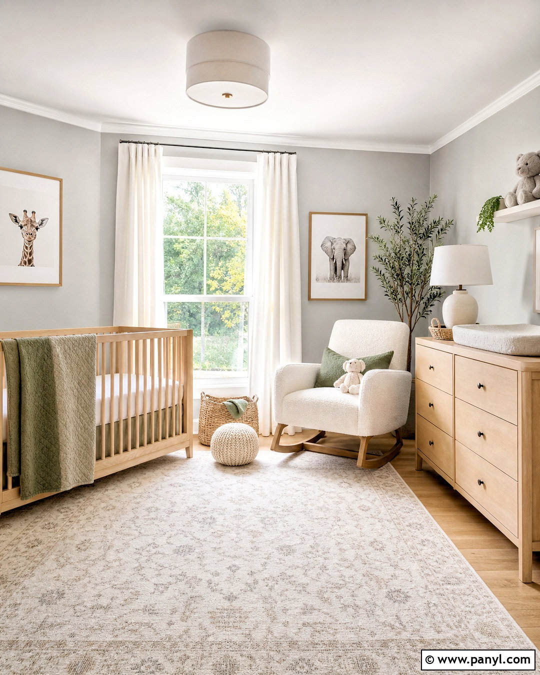 Dove White Gray Nursery - 20 white gray paint color ideas