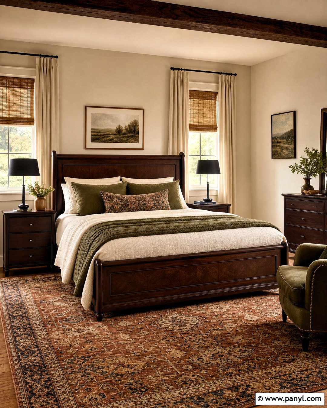 Dove Wing Bedroom With Dark Wood Furniture - 20 dove wing benjamin moore ideas