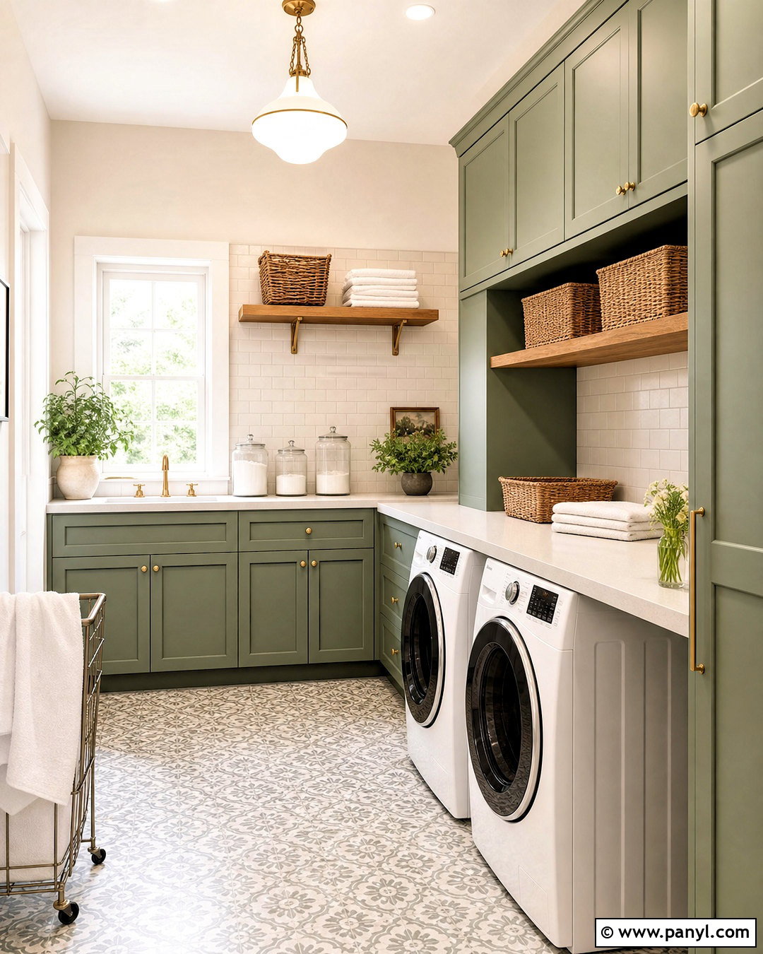 Dove Wing Laundry Room With Sage Cabinets - 20 dove wing benjamin moore ideas