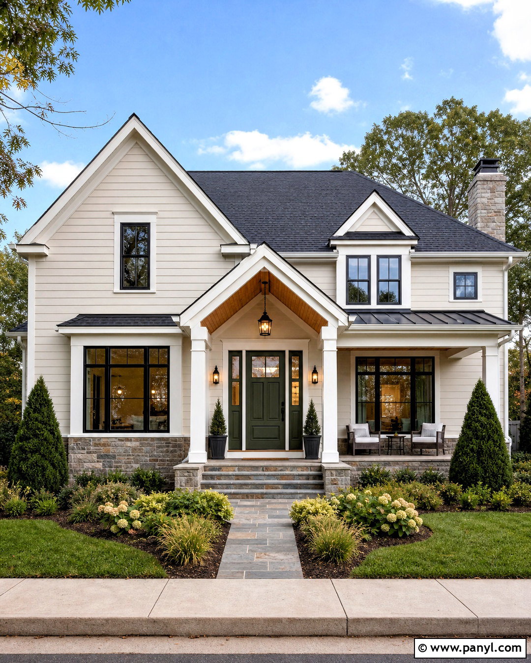 Dove Wing OC-18 House Exterior - 20 benjamin moore warm white ideas