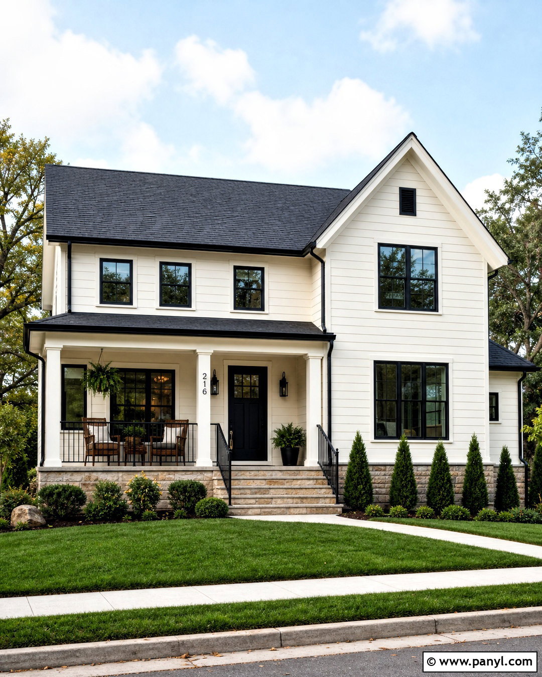 Dover White Exterior With Black Trim - 20 sw dover white ideas