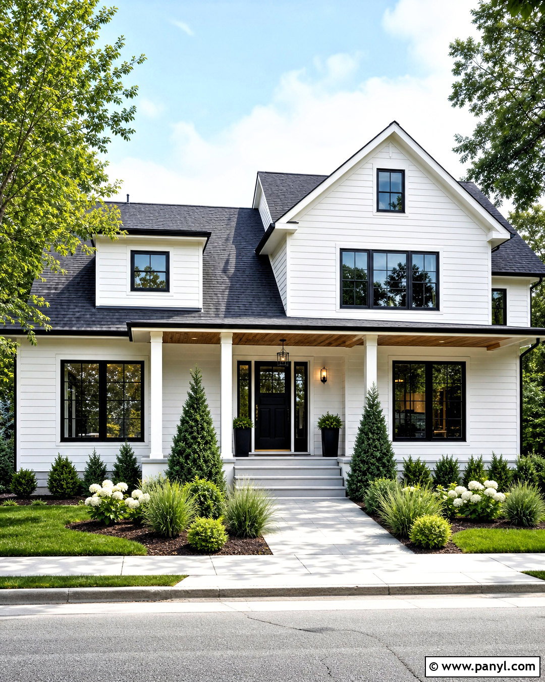 Dover White Exterior With Black Trim - 20 dove white sherwin williams ideas