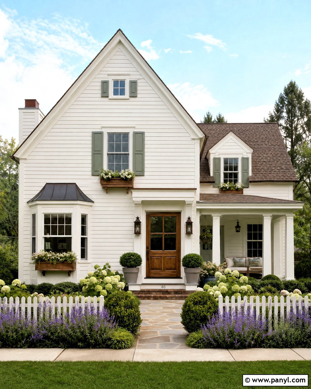 Dover White Exterior With Sage Green Shutters - 20 dove white sherwin williams ideas