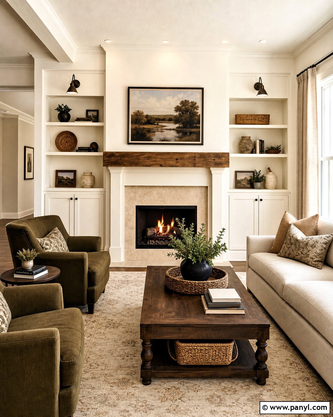 Dover White Fireplace With Warm Stone - 20 sw dover white ideas
