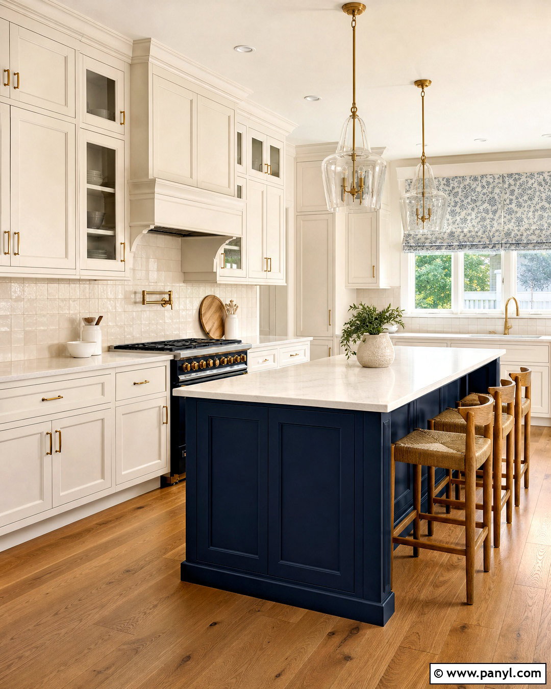 Dover White Kitchen With Navy Island - 20 sw dover white ideas