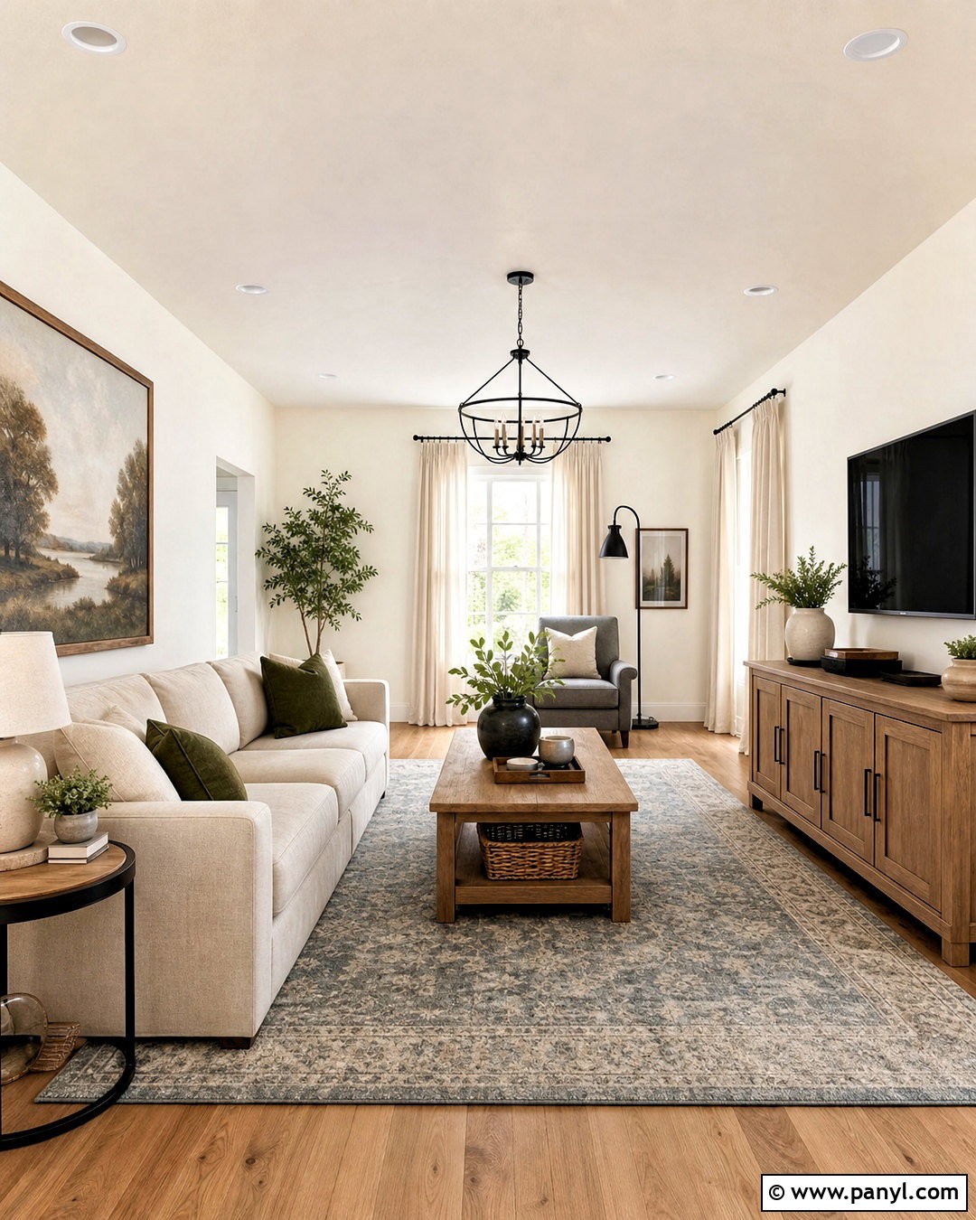 Dover White Living Room With Natural Oak - 20 sw dover white ideas