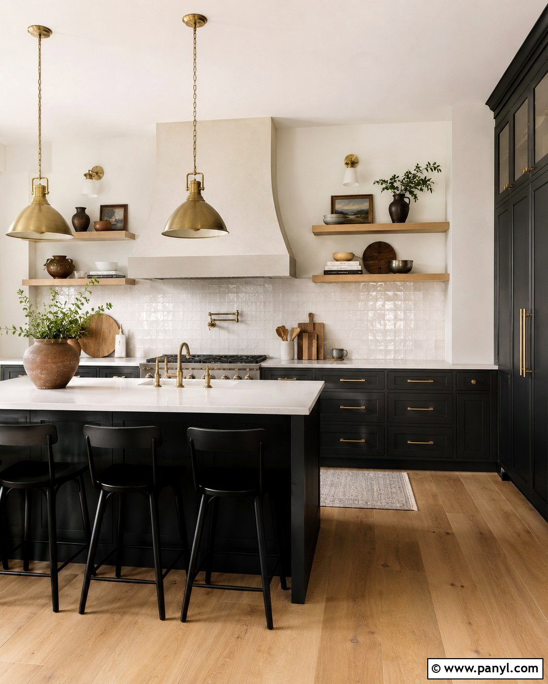 Dover White Walls With Black Cabinets - 20 dover white kitchen walls