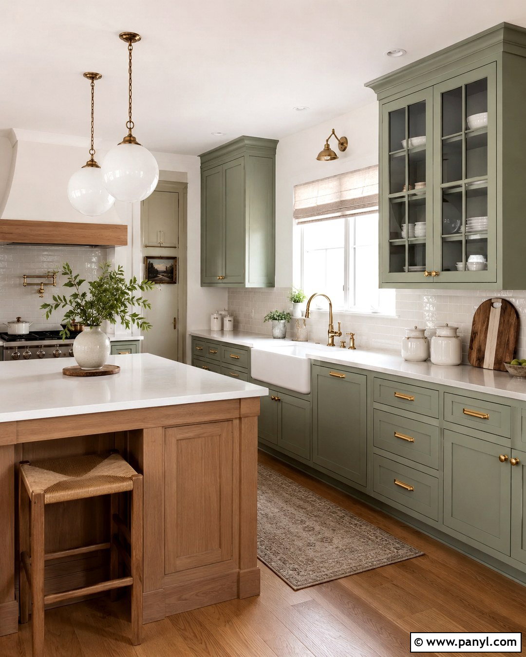 Dover White Walls With Sage Green Cabinets - 20 dover white kitchen walls