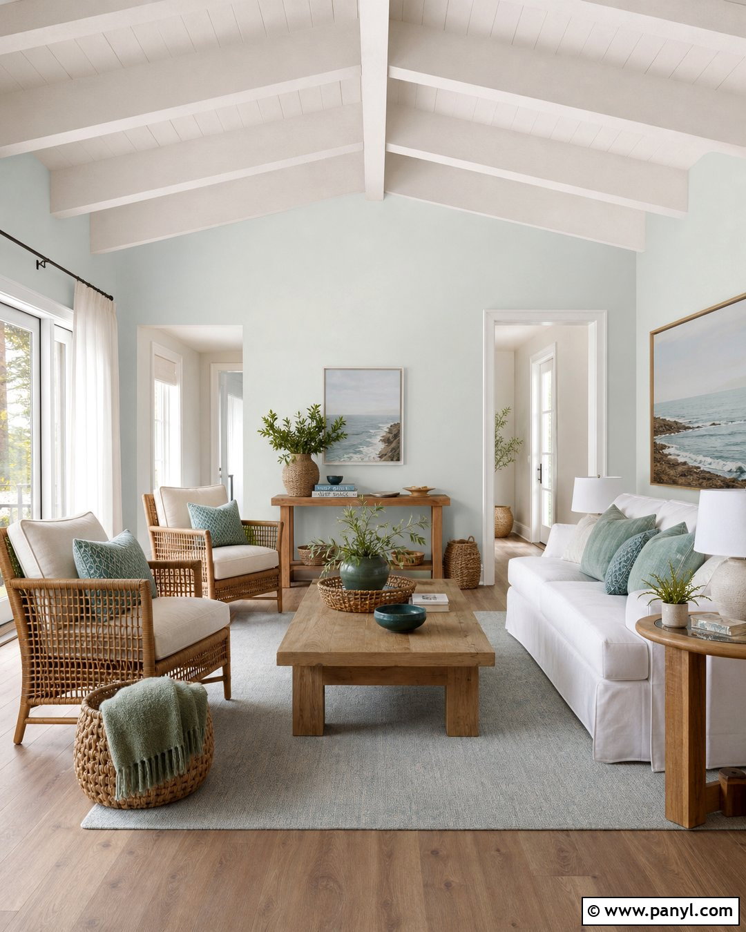 Drift of Mist Coastal Walls - 30 sherwin williams drift of mist walls