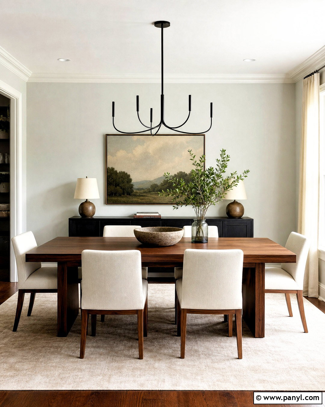 Drift of Mist Dining Room - 20 sw drift of mist walls