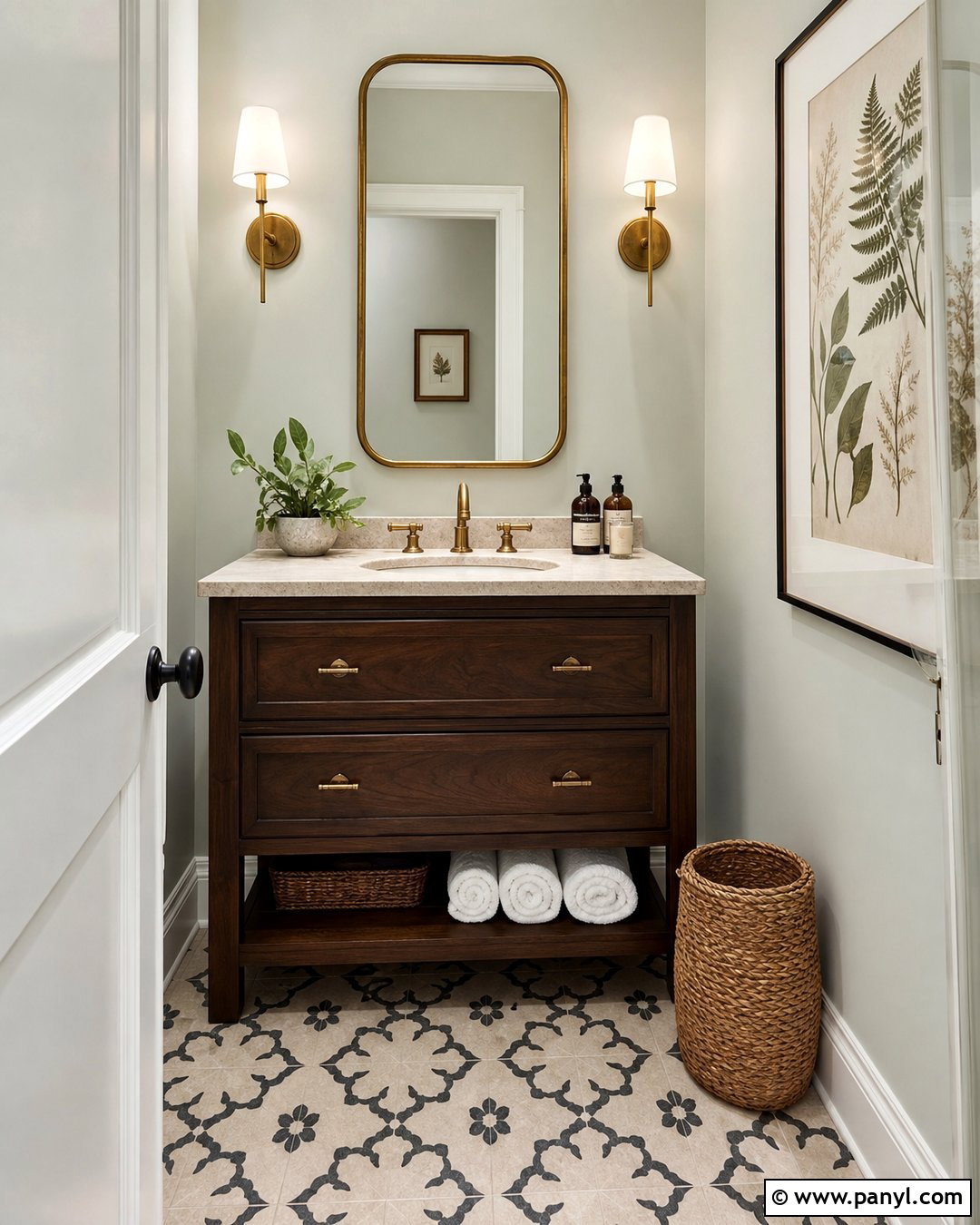 Drift of Mist Powder Room Walls - 30 sherwin williams drift of mist walls