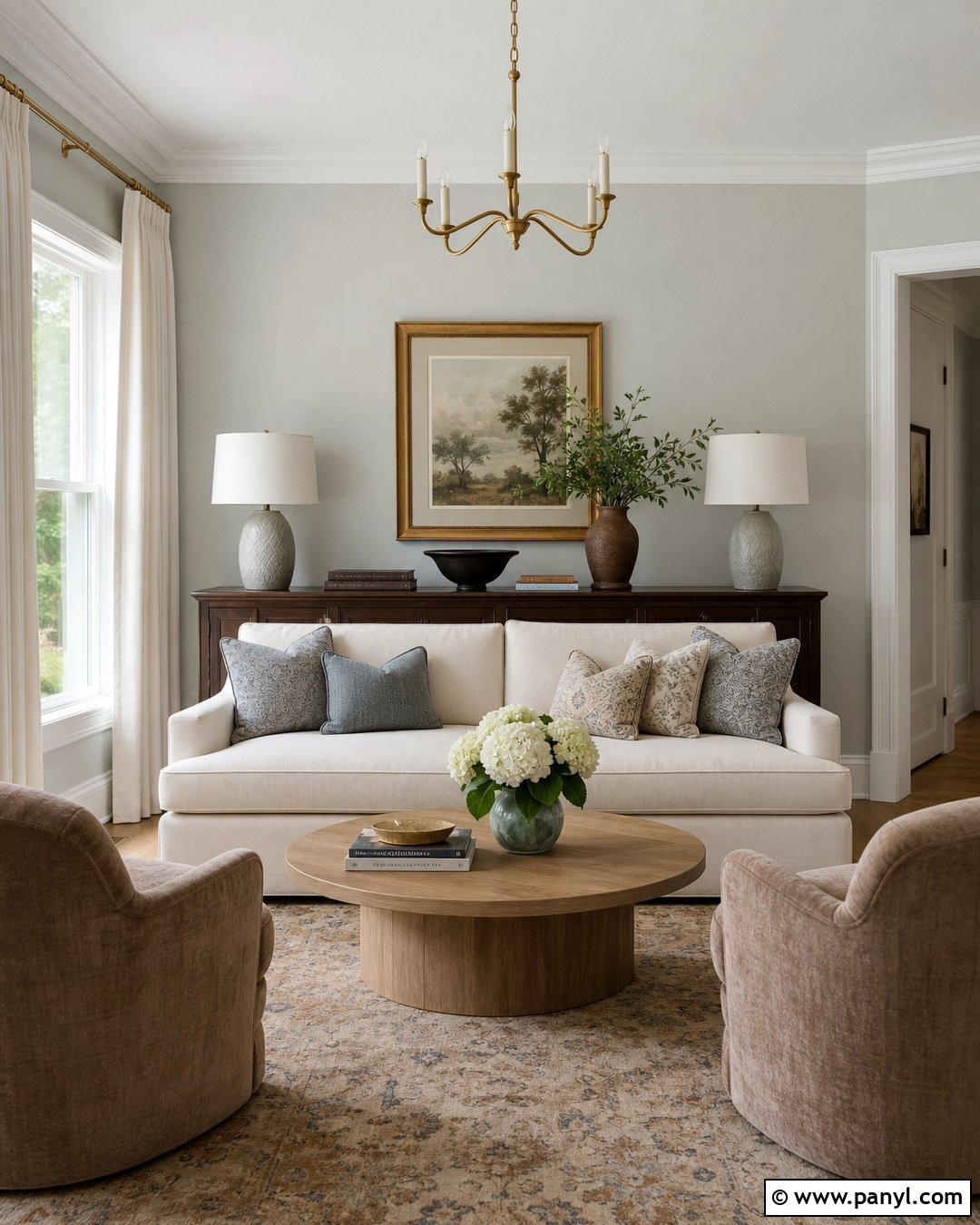 Drift of Mist Transitional Walls - 30 sherwin williams drift of mist walls