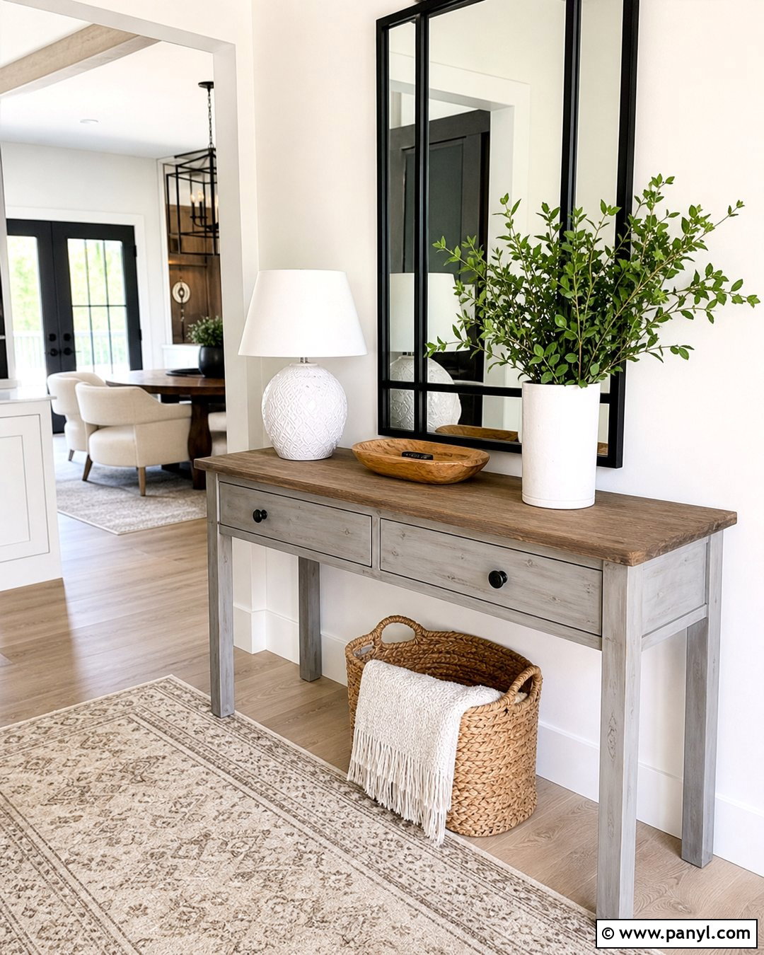 Driftwood Chalk Paint Entry Table - 20 Driftwood Chalk Paint Color Ideas