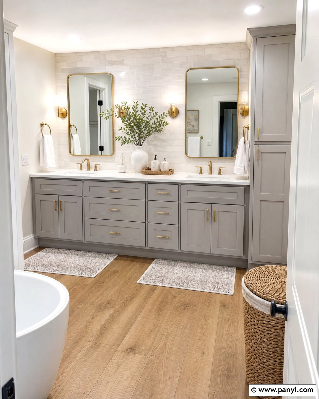 Driftwood Chalk Paint With Brushed Brass - 20 Driftwood Chalk Paint Color Ideas