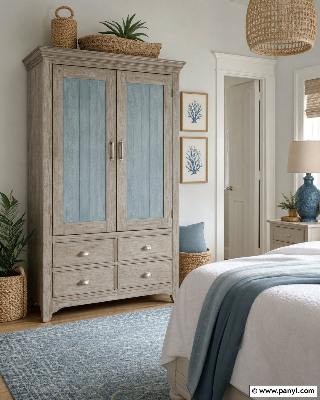 Driftwood Chalk Paint With Dusty Blue - 20 Driftwood Chalk Paint Color Ideas
