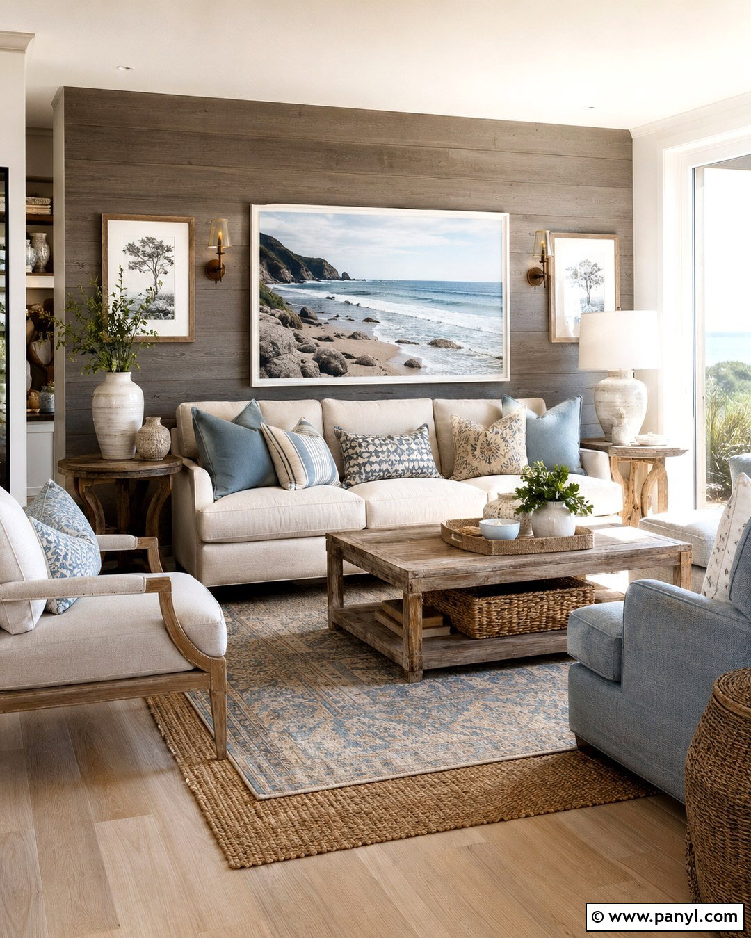 Driftwood Gray Accent Wall - 20 Coastal Accent Wall Colors