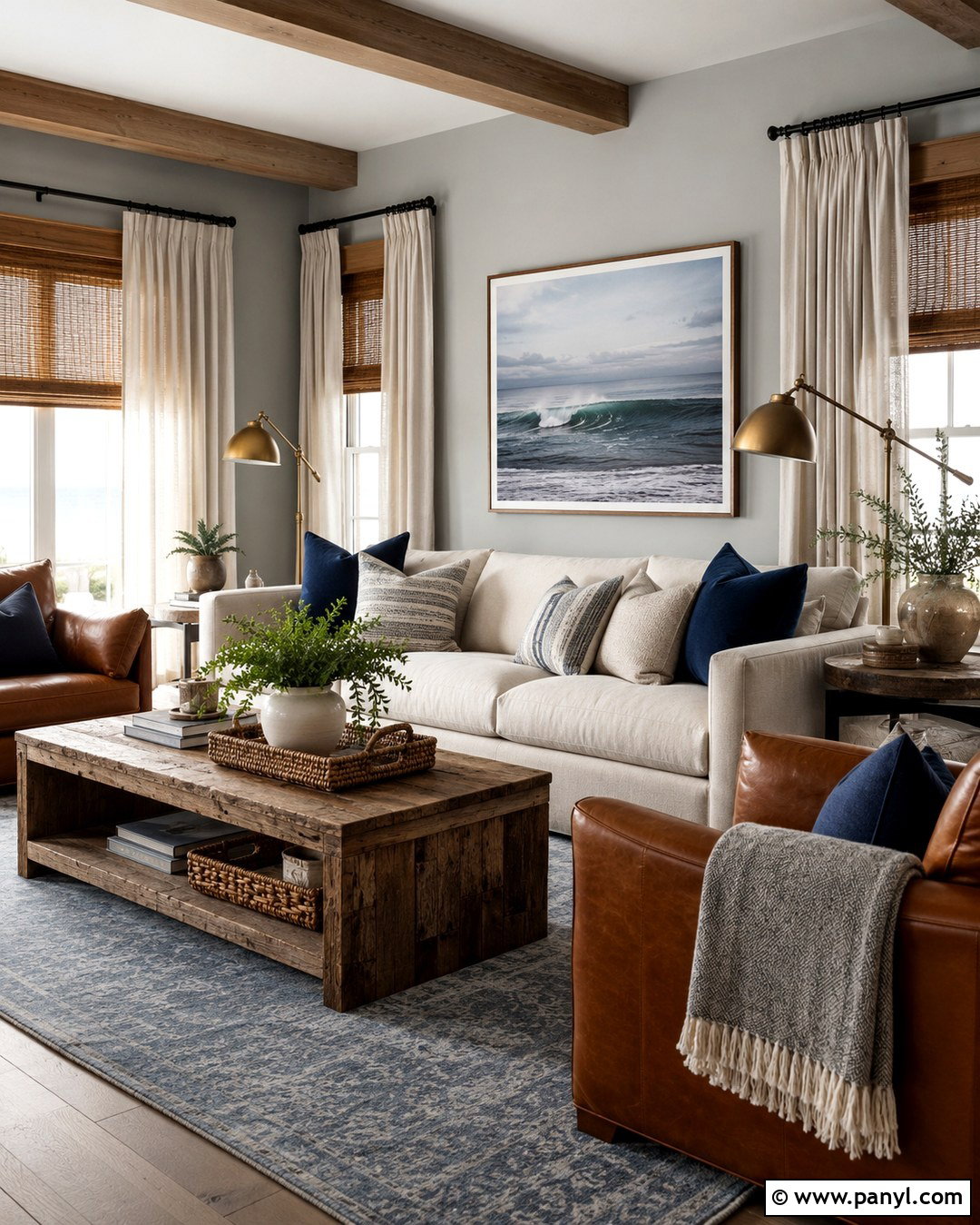 Driftwood Gray Walls - 20 Beachy Wall Colors