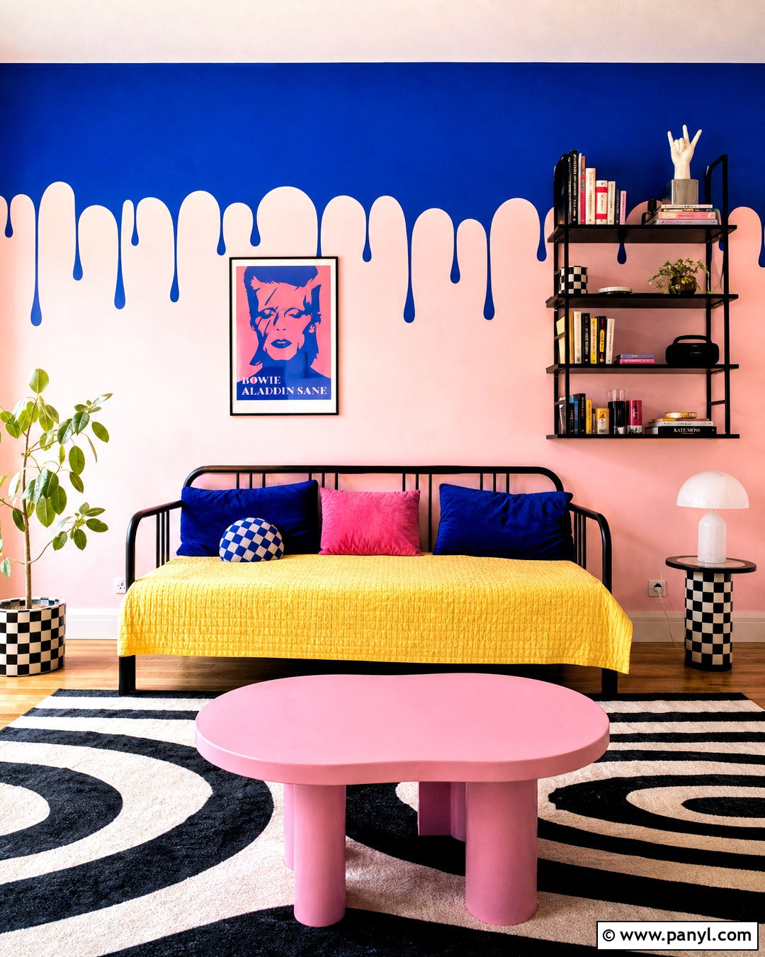 Dripping Paint Wall - 20 funky wall paint ideas