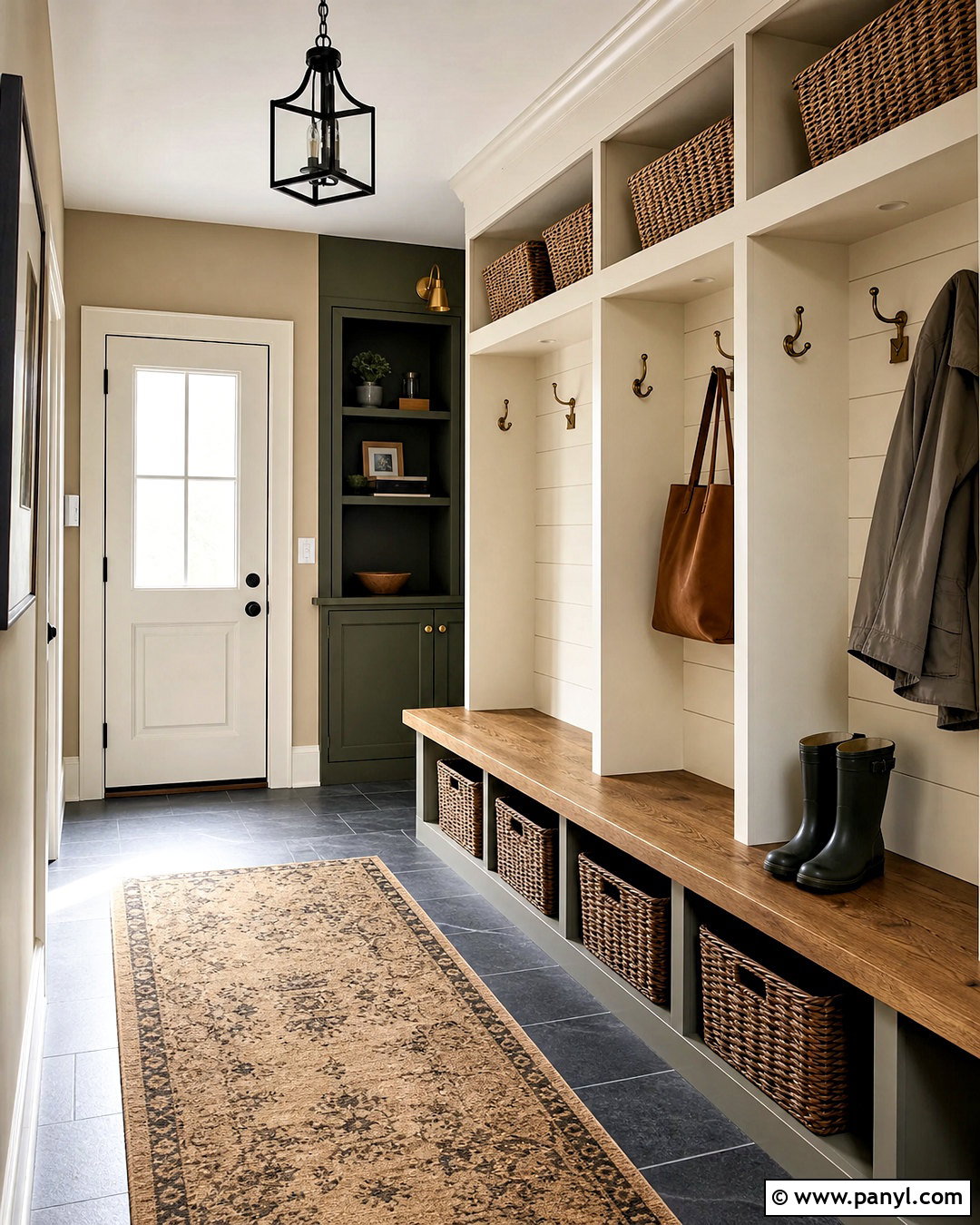 Drop Cloth Mudroom - 20 beige wall paints