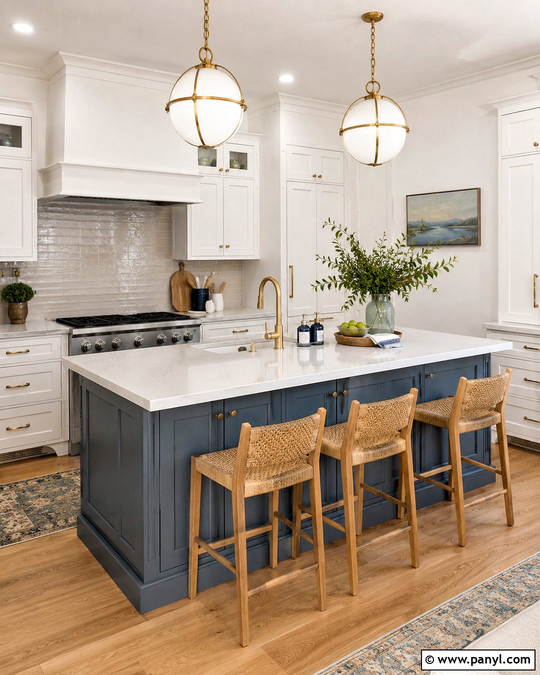 Dusk Blue Kitchen Island - 20 dusk blue kitchen ideas