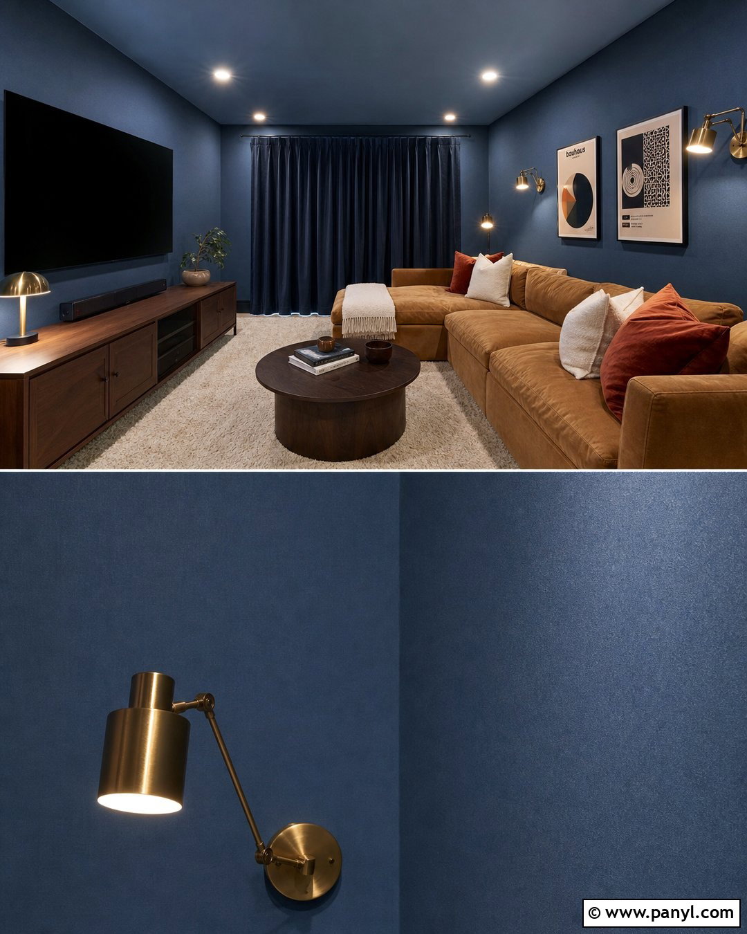 Dusky Denim Walls - 30 modern wall colors