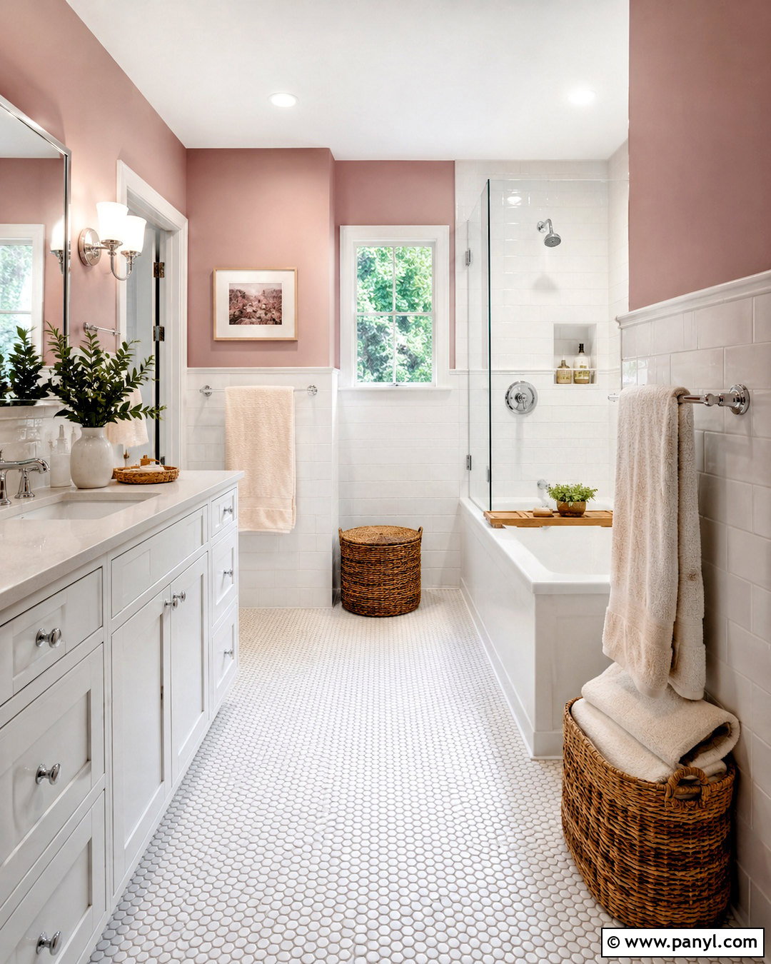 Dusky Pink And White Bathroom - 20 dusky pink bathroom ideas