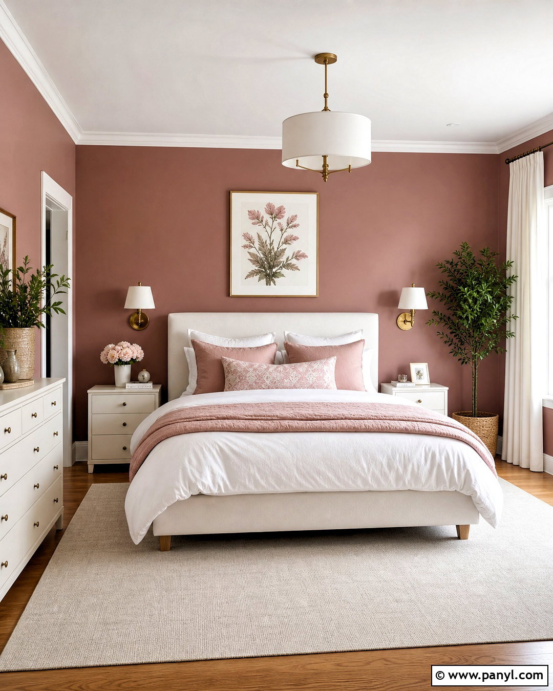 Dusky Pink Bedroom With White Furniture - 20 dusky pink bedroom ideas