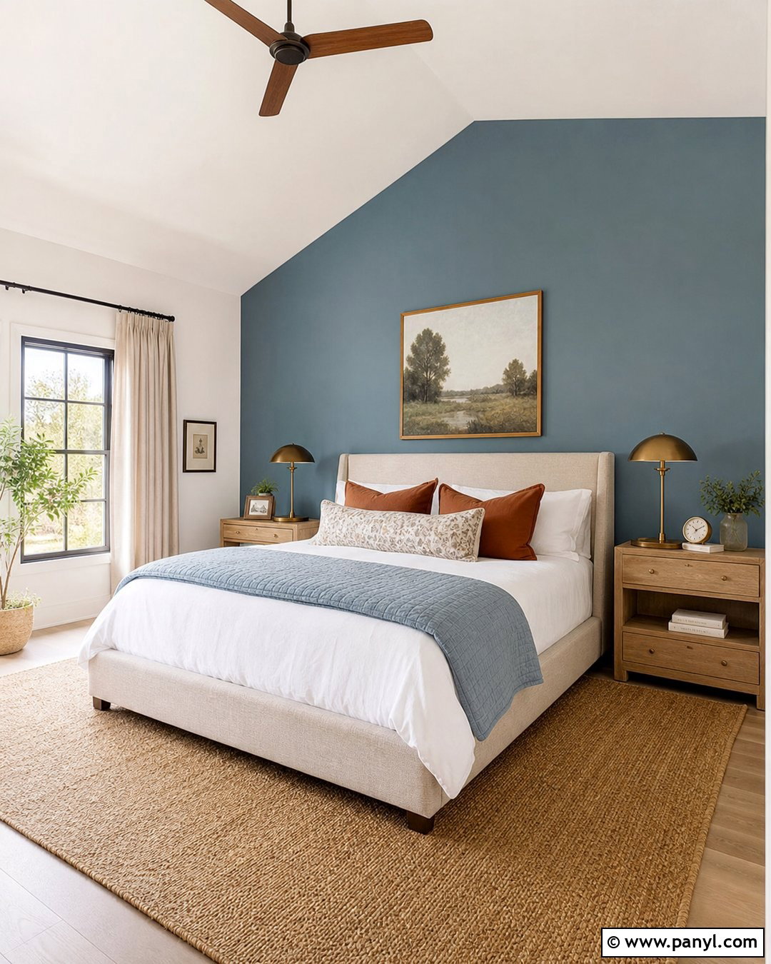 Dusty Blue Accent Wall - 30 Best Accent Wall Colors
