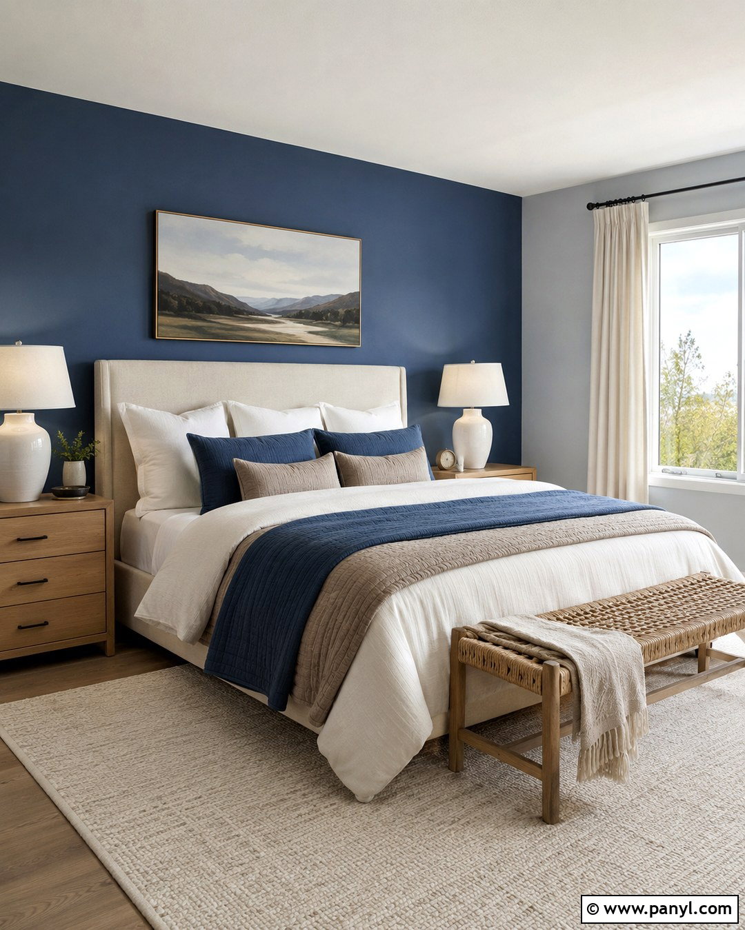 Dusty Blue Accent Wall - 20 Accent Wall To Go With Gray Walls
